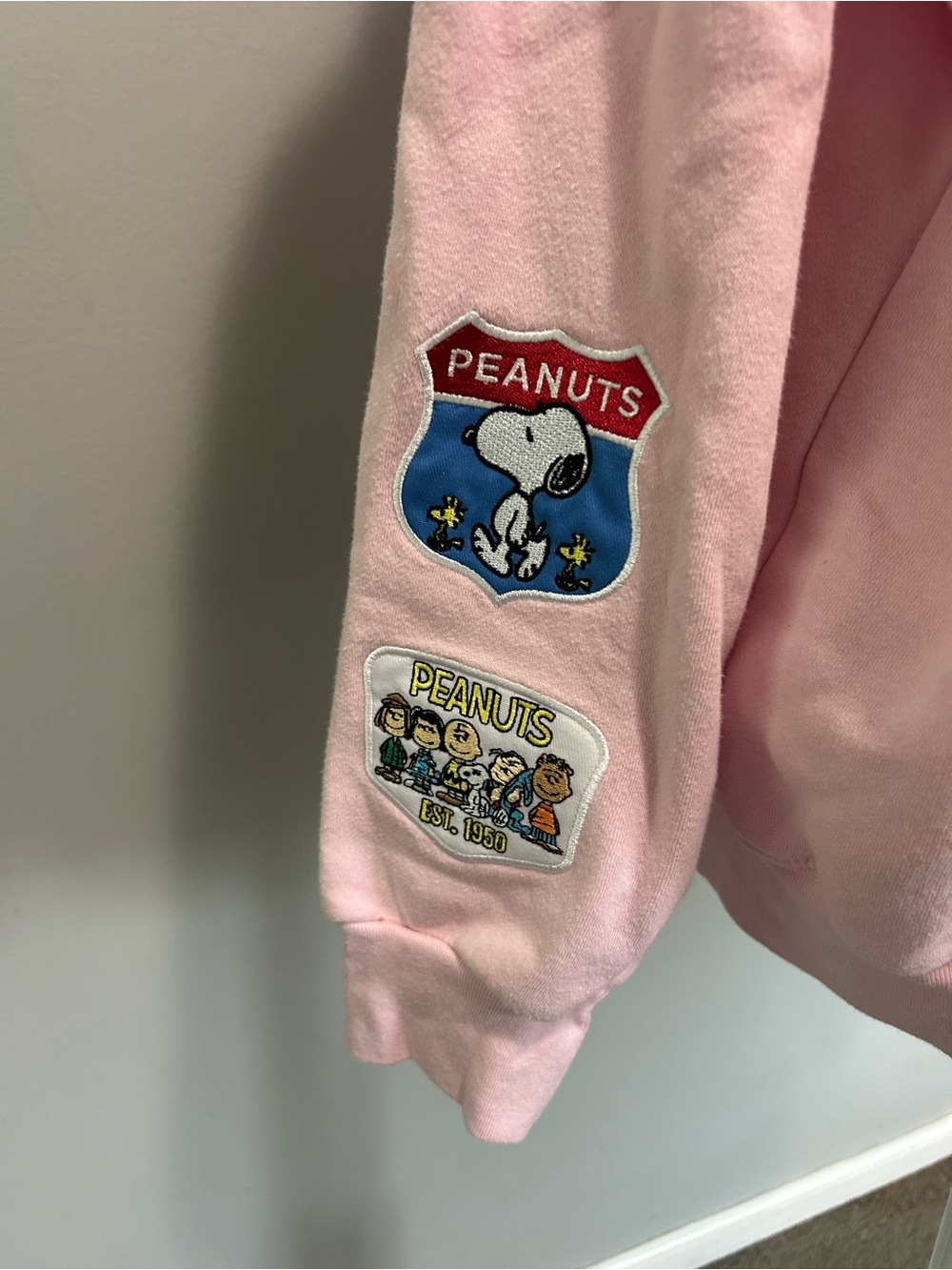 Women’s Peanuts Pink Snoopy & Woodstock Zip-Up Hoodie - Picture 10 of 11